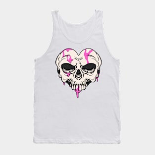 skeleton valentine, heart Tank Top